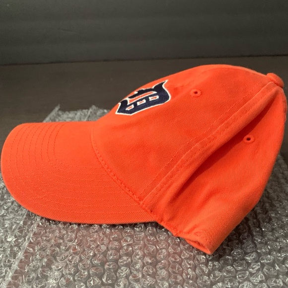 Vintage American Needle 90’s Detroit Tigers Baseball Cap Hat S/M New Rare Orange - Picture 2 of 5